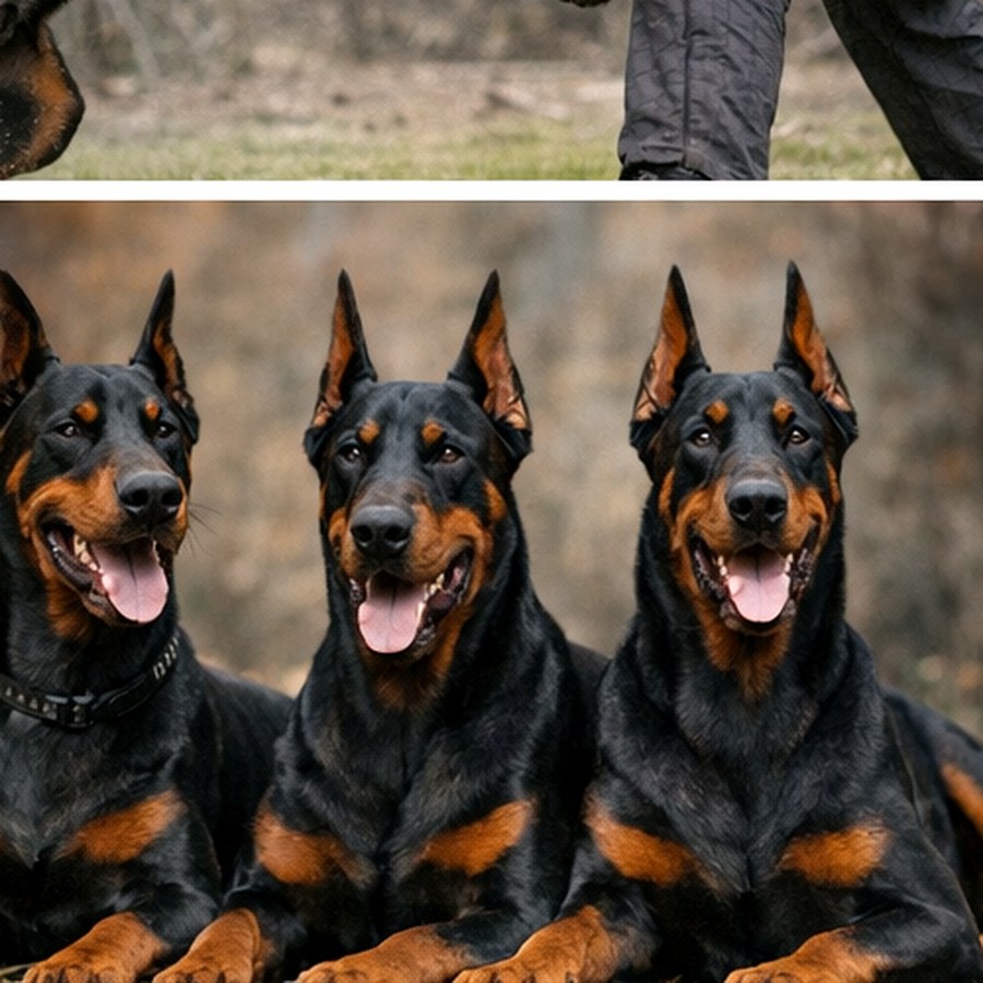 Доберман — иллюстрация к теме здоровья